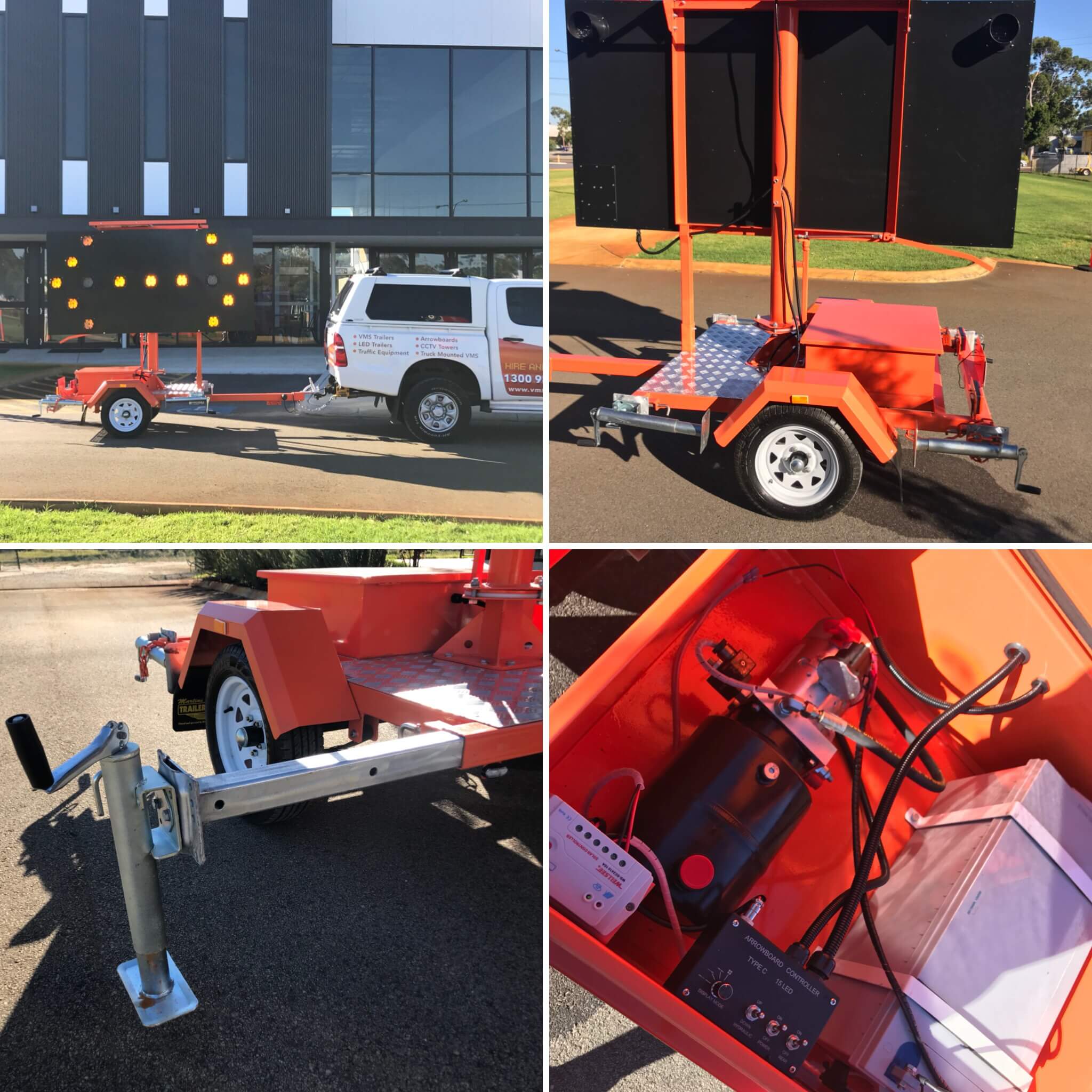 Portable Trailer Mounted Arrowboard