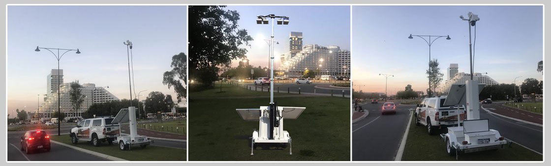 Mobile CCTV Security camera solutions